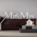 Aufsteller "Mr. & Mrs." (45cm x 10cm)